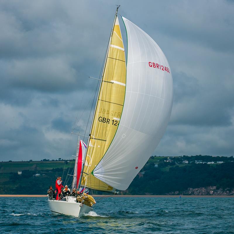 Amigos at the Dartmouth Regatta photo copyright Paul Gibbins taken at Royal Dart Yacht Club and featuring the IRC class