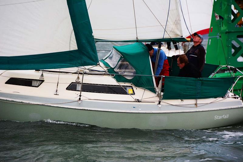 Starfall Hamble River's Wednesday Night Early Bird series race 4 photo copyright Trevor Pountain taken at Hamble River Sailing Club and featuring the IRC class