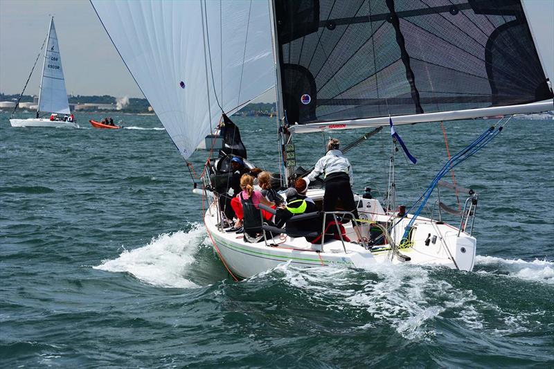 Dubarry Women's Open Keelboat Championship 2019 photo copyright Trevor Pountain taken at Hamble River Sailing Club and featuring the IRC class