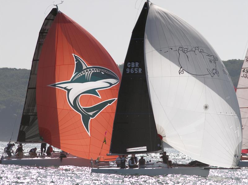 The view from Hurst Castle during the Round the Island Race 2019 photo copyright Mark Jardine taken at  and featuring the IRC class