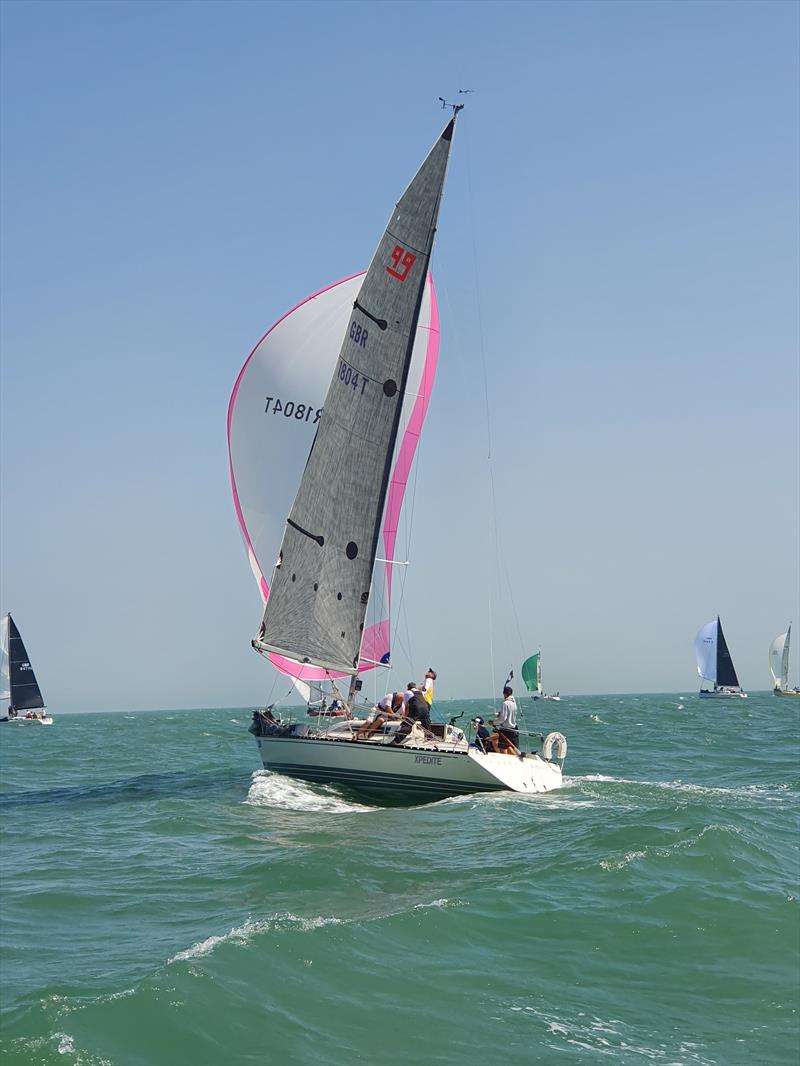 Expedite on day 4 of Euromarine Insurance Ramsgate Week photo copyright Piers Hodges taken at Royal Temple Yacht Club and featuring the IRC class