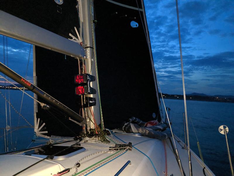 Sailing in Pwllheli at nightfall during the ISORA Global Displays Coastal Series at Pwllheli - photo © Chris Jones