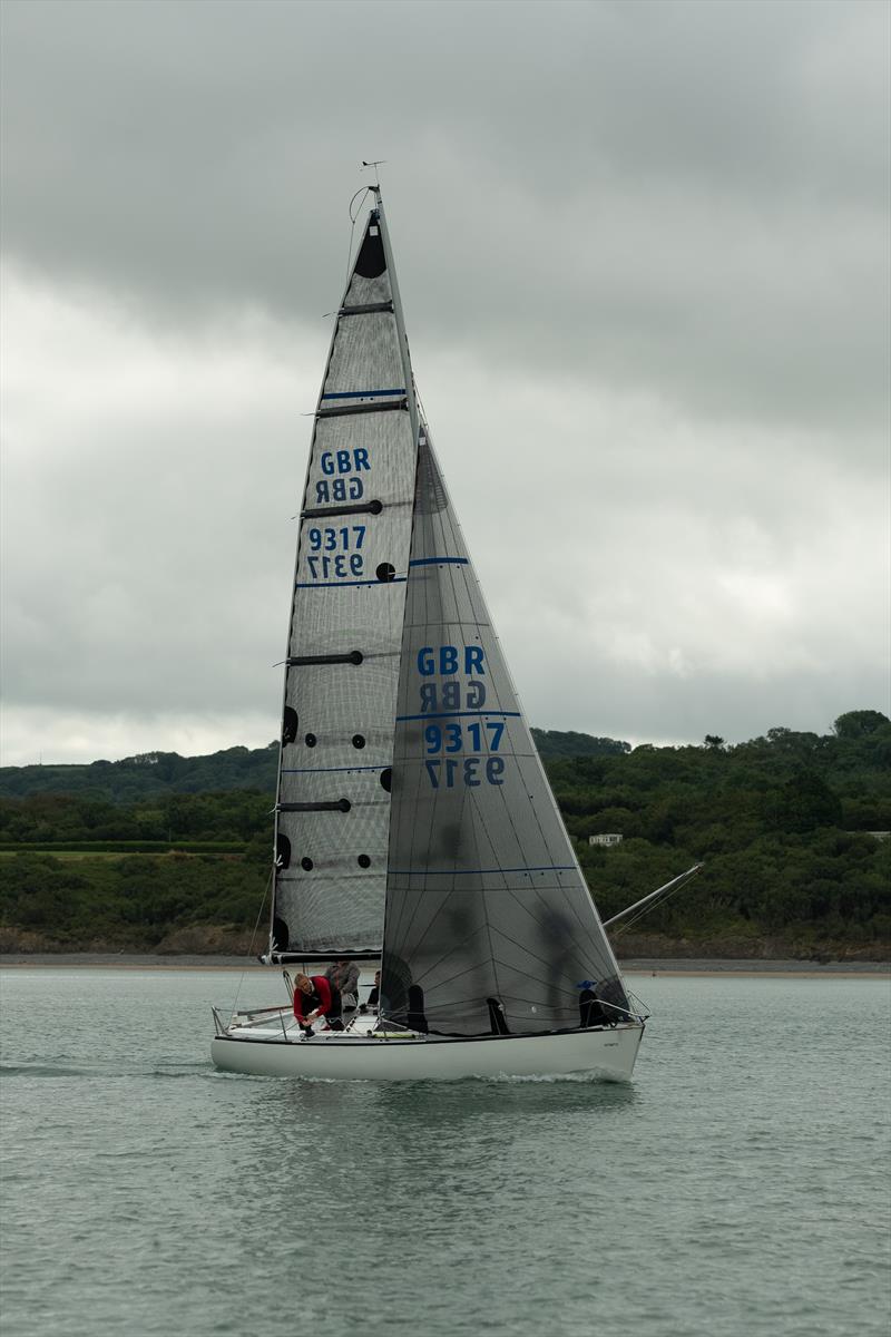 Katabatic, IRC Champion in the Cardigan Bay Regatta 2019 photo copyright Pete Thomas taken at New Quay Yacht Club and featuring the IRC class
