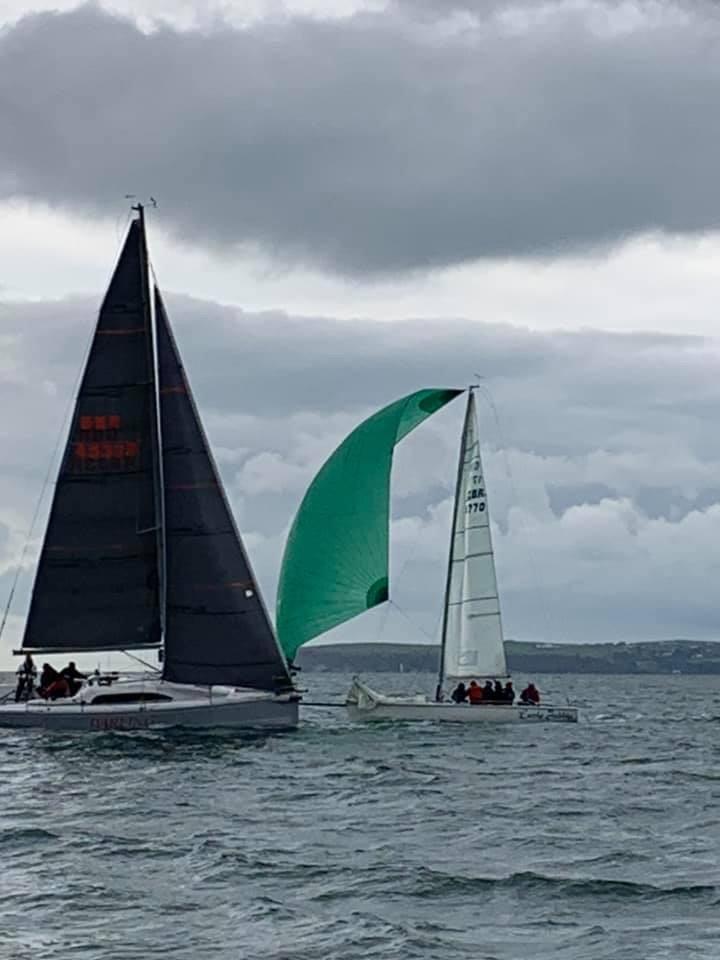 Darling xx and Luvly Jubbly during Pwllheli Autumn and Challenge Series weekend 3 photo copyright Stuart Trunkfield taken at Pwllheli Sailing Club and featuring the IRC class