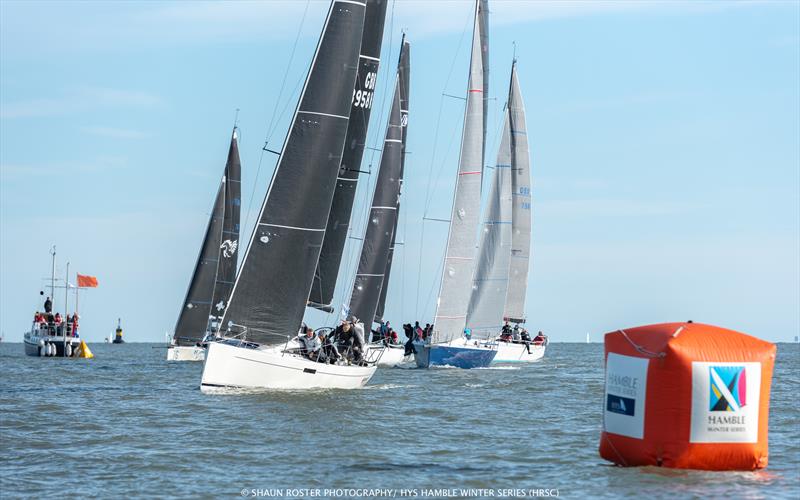 Week 4 of the HYS Hamble Winter Series photo copyright Shaun Roster taken at Hamble River Sailing Club and featuring the IRC class