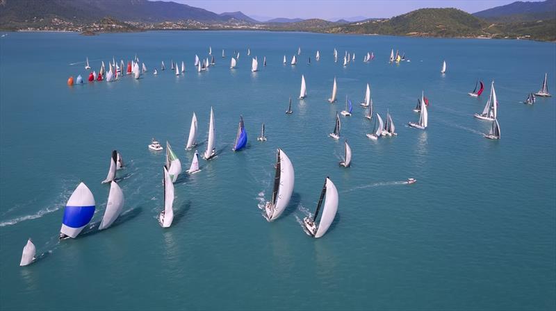 Mass Start Race last year at Airlie Beach Race Week photo copyright Wasp NQ Productions taken at Whitsunday Sailing Club and featuring the IRC class