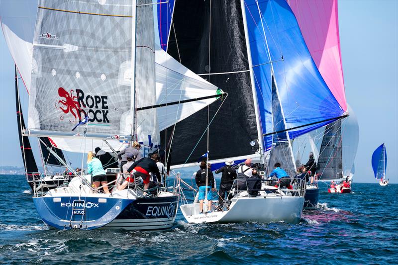 Racing at the Wave Regatta 2018 photo copyright David Branigan / www.oceansport.ie taken at Howth Yacht Club and featuring the IRC class