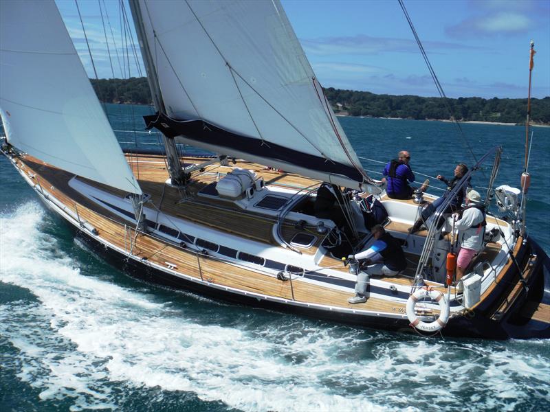 Grace during the Jackson Yacht Services Bay Races at RCIYC photo copyright Bill Harris taken at Royal Channel Islands Yacht Club and featuring the IRC class