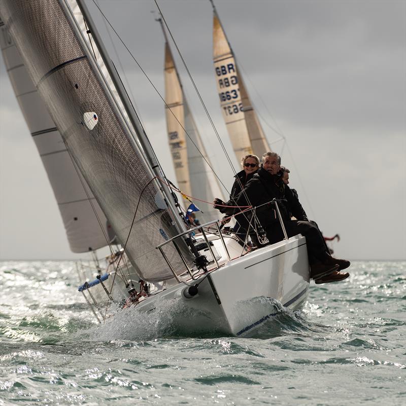 Racing at Falmouth Sailing Week 2019 photo copyright Chris Hatton taken at Royal Cornwall Yacht Club and featuring the IRC class