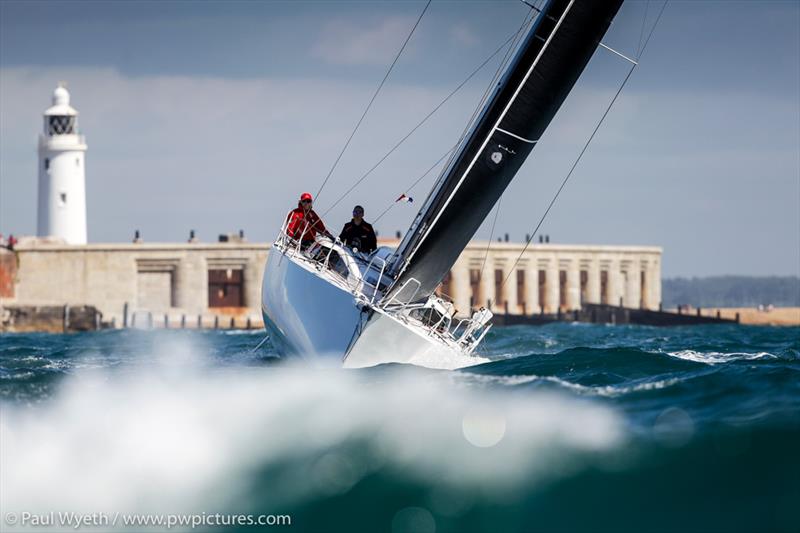 Kimanche Eve 11, JPK 10.80, during RORC Race the Wight photo copyright Paul Wyeth / www.pwpictures.com taken at Royal Ocean Racing Club and featuring the IRC class