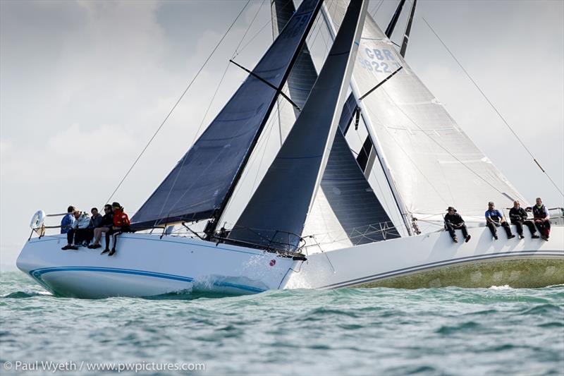 Skermisher, Ker 36, during RORC Race the Wight photo copyright Paul Wyeth / www.pwpictures.com taken at Royal Ocean Racing Club and featuring the IRC class