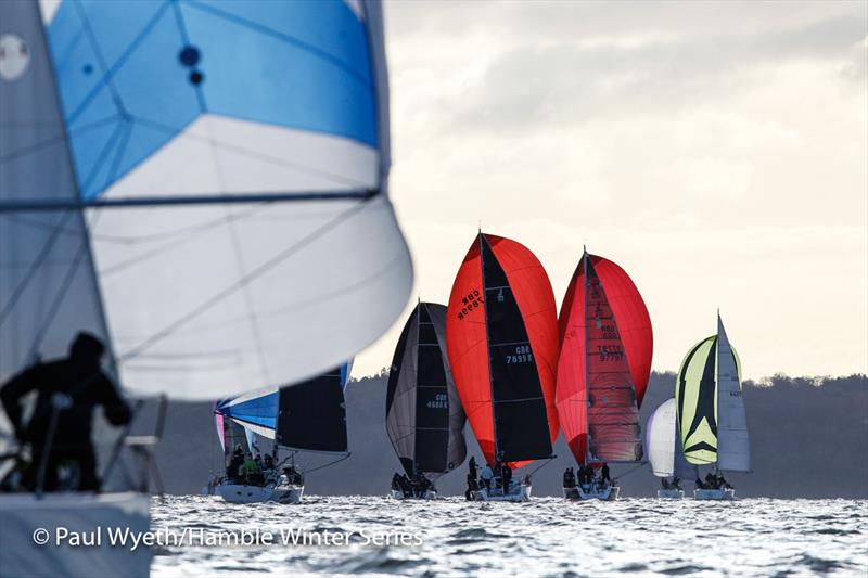 All set for the HYS Hamble Winter Series 2020 photo copyright Paul Wyeth / www.pwpictures.com taken at Hamble River Sailing Club and featuring the IRC class