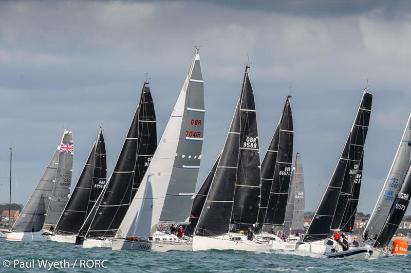 Strong competition on the first of the two day IRC Two-Handed National Championship regatta on day 2 of the RORC IRC National Championships photo copyright Paul Wyeth / pwpictures.com taken at Royal Ocean Racing Club and featuring the IRC class