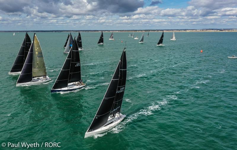 David Franks' J/112E Leon holding onto the top spot in IRC Two on day 2 of the RORC IRC National Championships - photo © Paul Wyeth / pwpictures.com