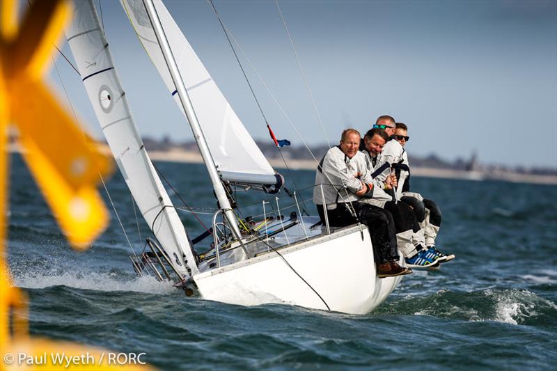 Kevin Downer's Fun 23 Ziggy claimed race one on day 2 of the RORC IRC National Championships photo copyright Paul Wyeth / pwpictures.com taken at Royal Ocean Racing Club and featuring the IRC class