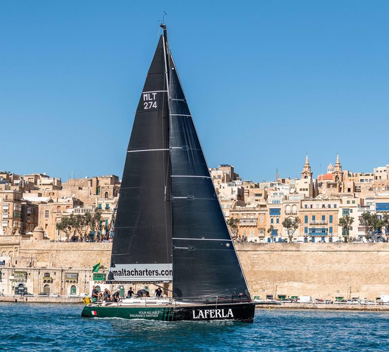 Ton Ton Laferla, MLT274, Dufour 44R, starts the 2020 Rolex Middle Sea Race photo copyright Rolex / Kurt Arrigo taken at Royal Malta Yacht Club and featuring the IRC class