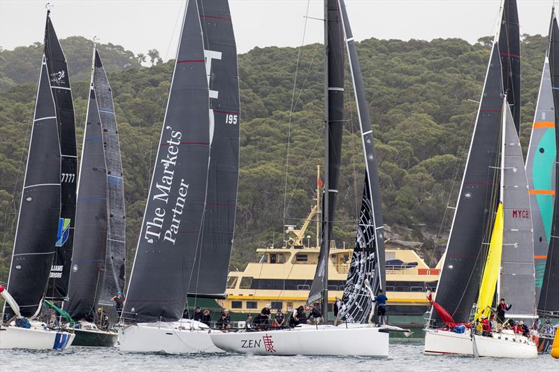 Sydney Short Ocean Racing 2019 Premier Class start photo copyright Andrea Francolini / MHYC taken at Middle Harbour Yacht Club and featuring the IRC class