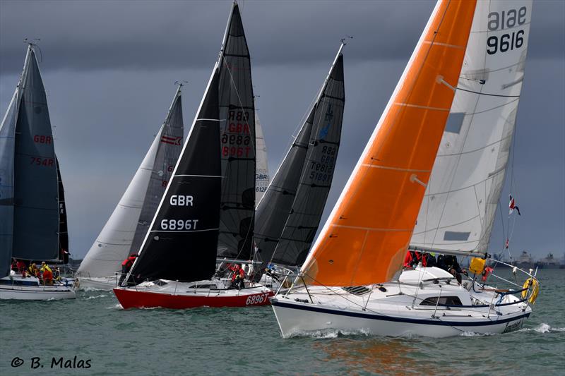 HYS Hamble Winter Series Race Week 4 photo copyright Bertrand Malas taken at Hamble River Sailing Club and featuring the IRC class