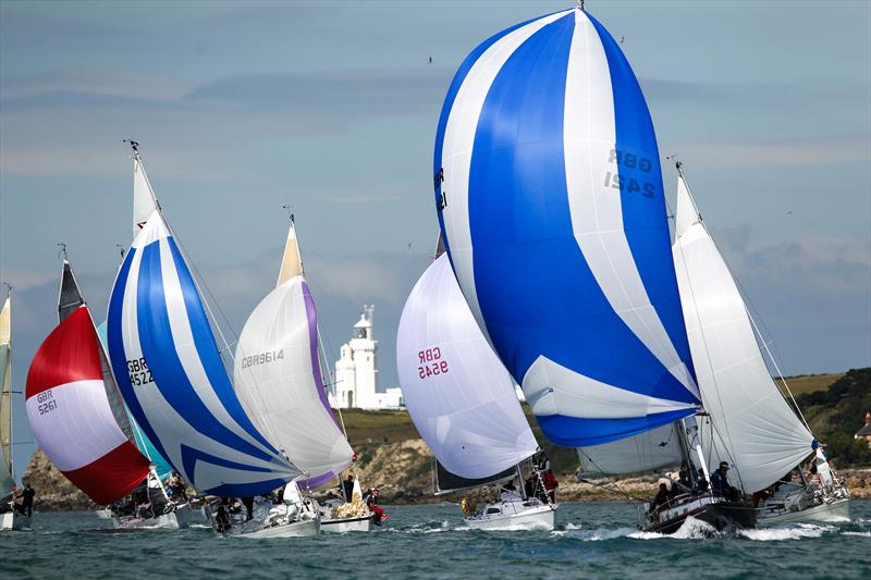 Round the Island Race action in IRC Division 3B - photo © Paul Wyeth / www.pwpictures.com