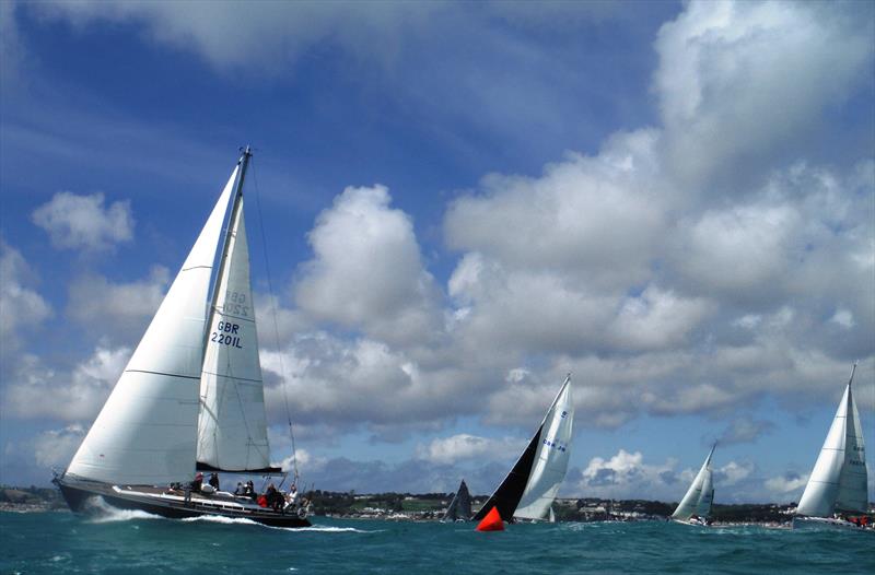 Class 1 start - Grace takes the lead - during the RCIYC Jersey Spring Regatta - photo © Bill Harris