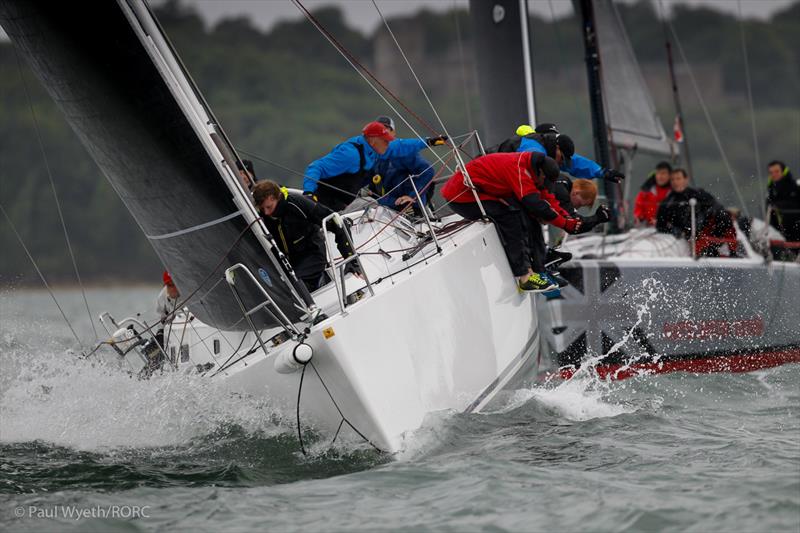 Stuart Sawyer's J/122 Black Dog on RORC IRC Nationals day 1 photo copyright Paul Wyeth / www.pwpictures.com taken at Royal Ocean Racing Club and featuring the IRC class