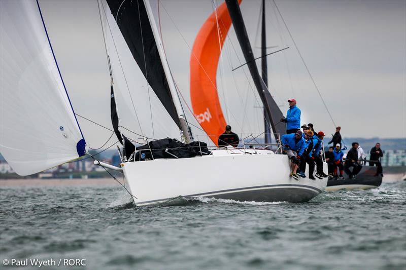 Stuart Sawyer's J/122 Black Dog win the 2021 RORC IRC National Championship - photo © Paul Wyeth / RORC