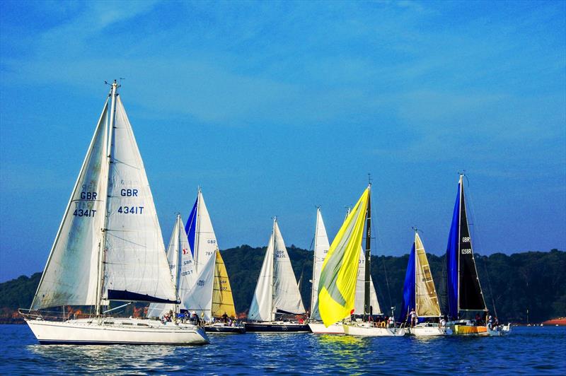 Rossborough Round the Island Race 2020 photo copyright Ocean Star taken at Royal Channel Islands Yacht Club and featuring the IRC class