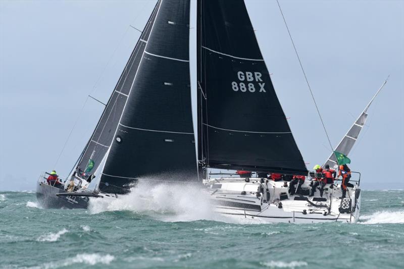 Sunrise at the start of the Rolex Fastnet Rac - photo © Rick Tomlinson / www.rick-tomlinson.com