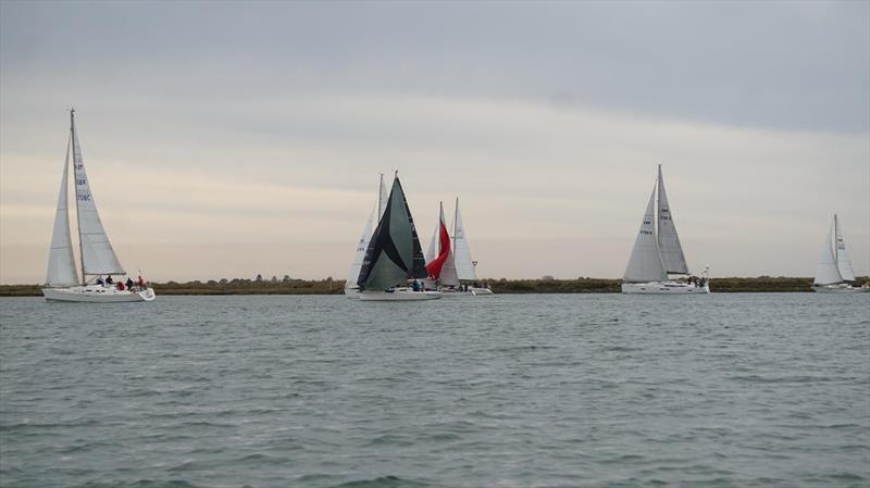 Start of the George Prince Commemorative Trophy at Burnham SC photo copyright Richard Highfield taken at Burnham Sailing Club and featuring the IRC class