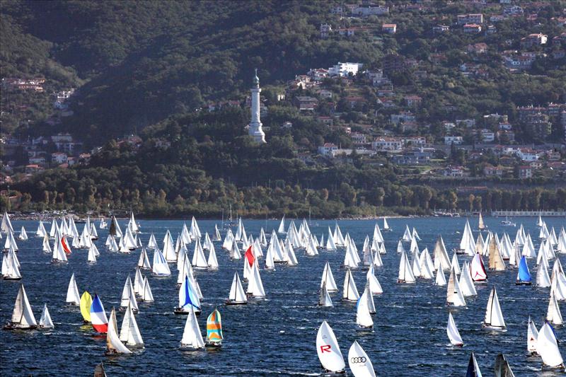 1852 boats at the start for the 42nd Barcolana photo copyright emme&emme taken at  and featuring the IRC class