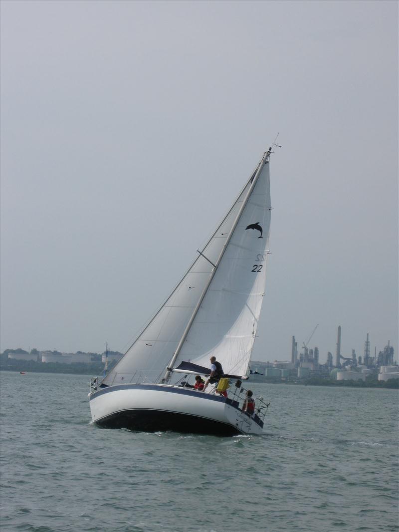 Southampton Water Sailing Association's Evening Series Race 1 photo copyright Chris Waddington taken at Southampton Water Sailing Association and featuring the IRC class