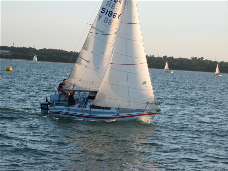 SWSA keelboat evening series photo copyright Chris Waddington taken at Southampton Water Sailing Association and featuring the IRC class