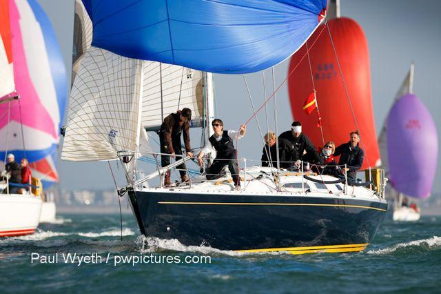 Garmin Hamble Winter Series week 6 photo copyright Paul Wyeth / www.pwpictures.com taken at Hamble River Sailing Club and featuring the IRC class