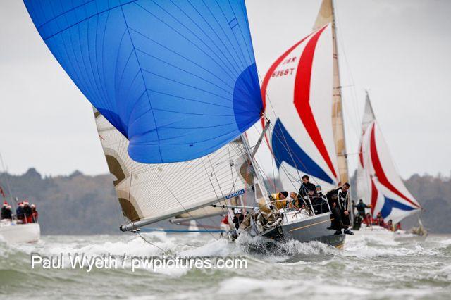 Garmin Hamble Winter Series week 8 photo copyright Paul Wyeth / www.pwpictures.com taken at Hamble River Sailing Club and featuring the IRC class