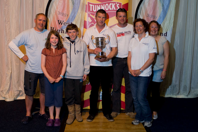 Cove sailors Alan Harper and Eric Robertson who raced their Sigma 33 Leaky  Roof 2 to overall victory lifting the Peter Cocks Memorial Trophy for top boat at West Highland Yachting Week photo copyright Ron Cowan / www.yachtingimages.co.uk taken at  and featuring the IRC class