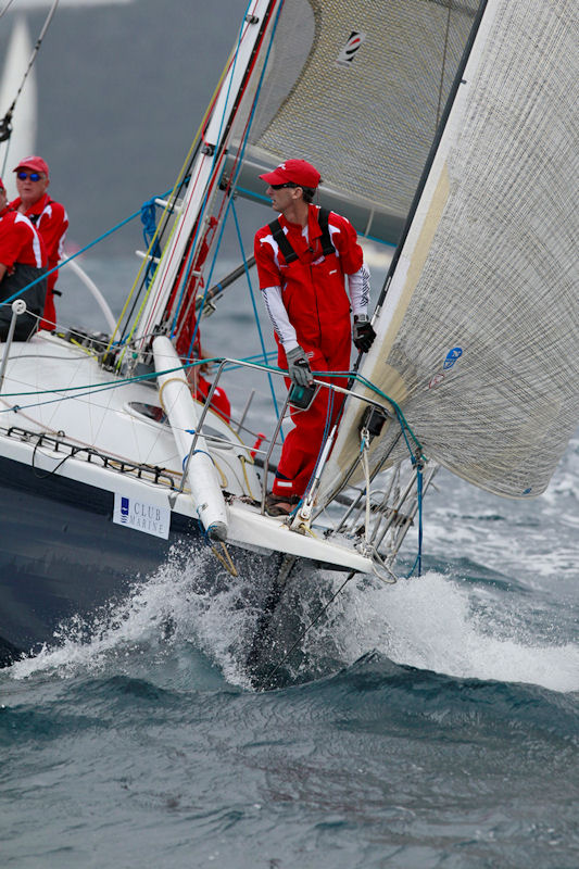 Secret Mens Business at the start of the 32nd Club Marine Pittwater to Coffs yacht race photo copyright Howard Wright taken at Royal Prince Alfred Yacht Club and featuring the IRC class