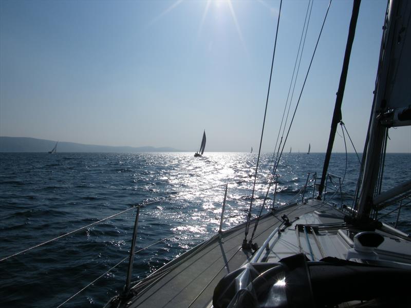 The Poole-Weymouth race sponsored by Magnum photo copyright Mike Fox taken at Poole Yacht Racing Association and featuring the IRC class