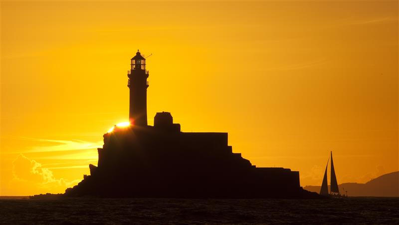 Fastnet Rock at dawn - photo © Daniel Forster / Rolex