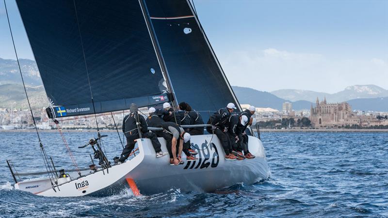 Palma Vela- Placing first in the Melges 40 Class, Inga from Sweden skippered by Richard Goransson excelled with flying colors. Cameron Appleton, tactician of Inga, champion of class Melges 40: “It was a long and complicated race. - photo © Melges / ZGN