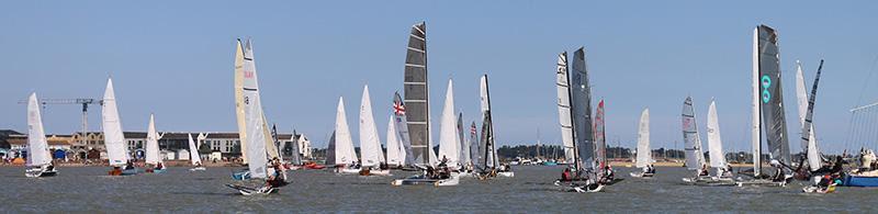 Big Wednesday 2018 Start at Learning & Skills Solutions Pyefleet Week - photo © William Stacey