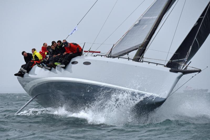 Mark Emerson's A13 Phosphorus II at the Sevenstar Round Britain and Ireland Race start - photo © Rick Tomlinson / RORC