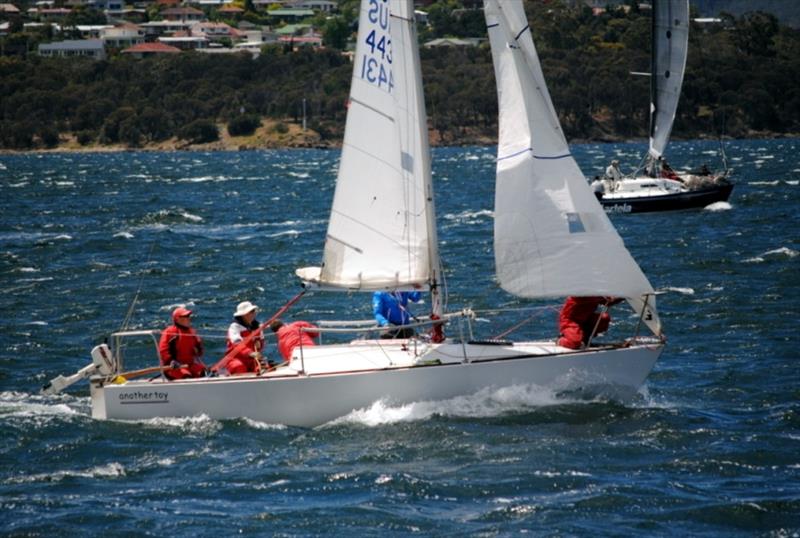 J24 Another Toy won Division 2 of the Derwent Sailing Squadron’s winter series - photo © Peter Campbell