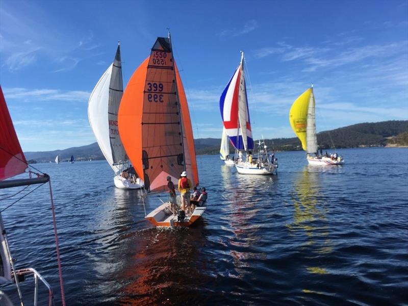The fleet enjoyed smoother sailing in last year’s Cygnet Regatta photo copyright Jeff Rowe taken at Port Cygnet Sailing Club and featuring the IRC class