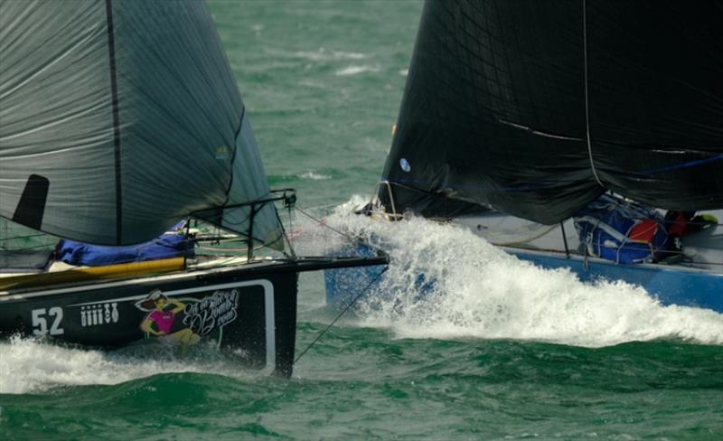 Brisbane to Gladstone Race 2019 photo copyright Mitchell Pearson / SurfSailKite taken at Queensland Cruising Yacht Club and featuring the IRC class