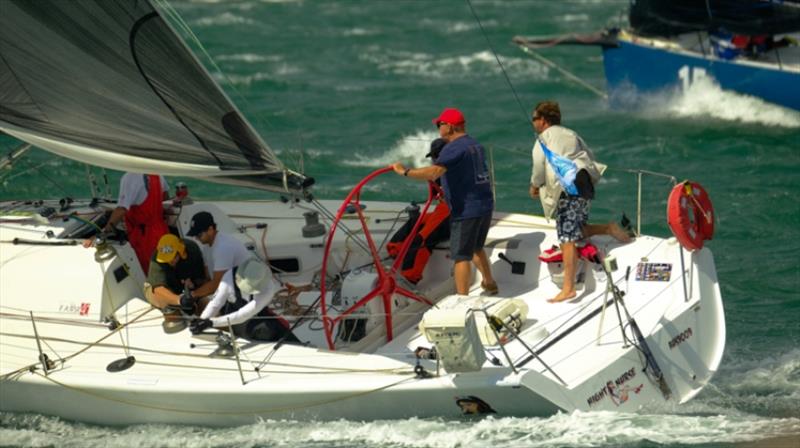 Brisbane to Gladstone Race 2019 photo copyright Mitchell Pearson / SurfSailKite taken at Queensland Cruising Yacht Club and featuring the IRC class