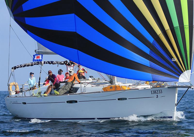 Jibulai 2nd in Crew Helm and Ladies Helm races - Bart's Bash Regatta 2019 photo copyright Fragrant Harbour taken at Hebe Haven Yacht Club and featuring the IRC class