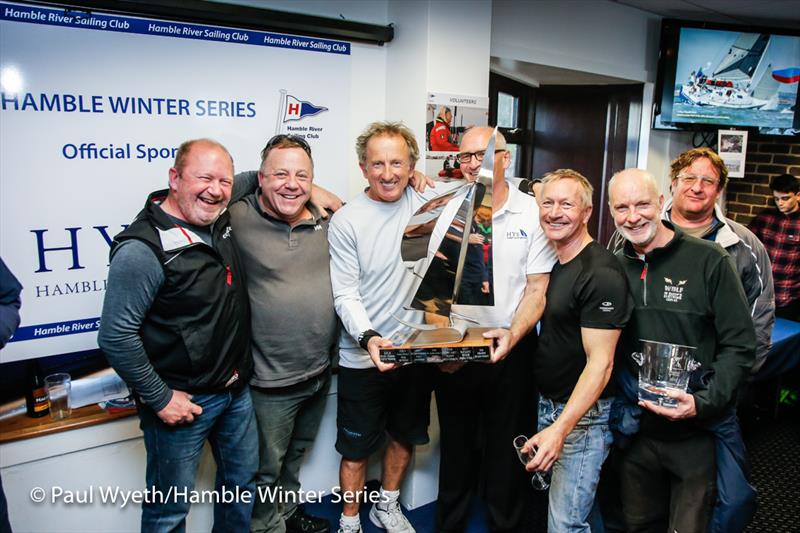 Ian Southworth and Team Hamble win Yacht of the Series on Protis in the HYS Hamble Winter Series 2019 photo copyright Paul Wyeth / www.pwpictures.com taken at Hamble River Sailing Club and featuring the IRC class