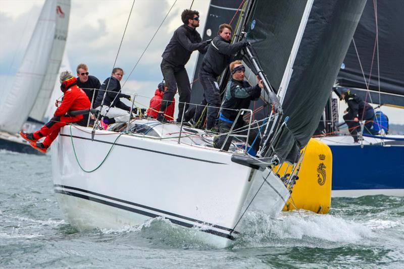 Rob Bottomley's MAT 12 Sailplane 3 leads the Performance 40 class by one point - RORC Vice Admiral's Cup - photo © Rick Tomlinson / RORC