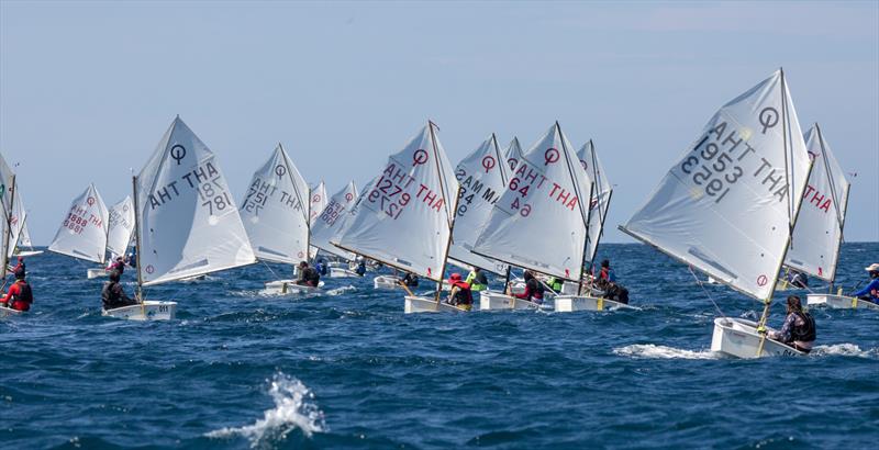 Optimists. Phuket King's Cup 2023 photo copyright Guy Nowell / Phuket King's Cup taken at Royal Varuna Yacht Club and featuring the IRC class