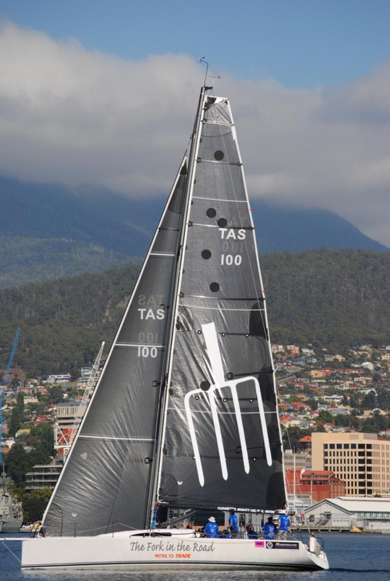 Gary Smith's The Fork in the Road has an impressive record in the Bruny Island Race photo copyright Peter Campbell taken at  and featuring the IRC class